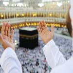 Mecca scene watchign ka'bah in Saudi Arabia for umrah