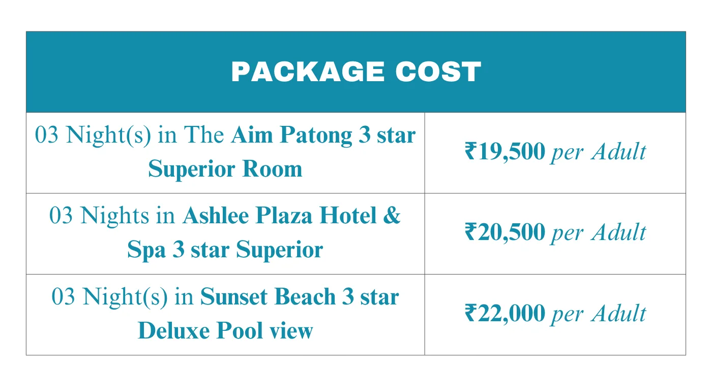 Phuket Tour Package | 4D 3N