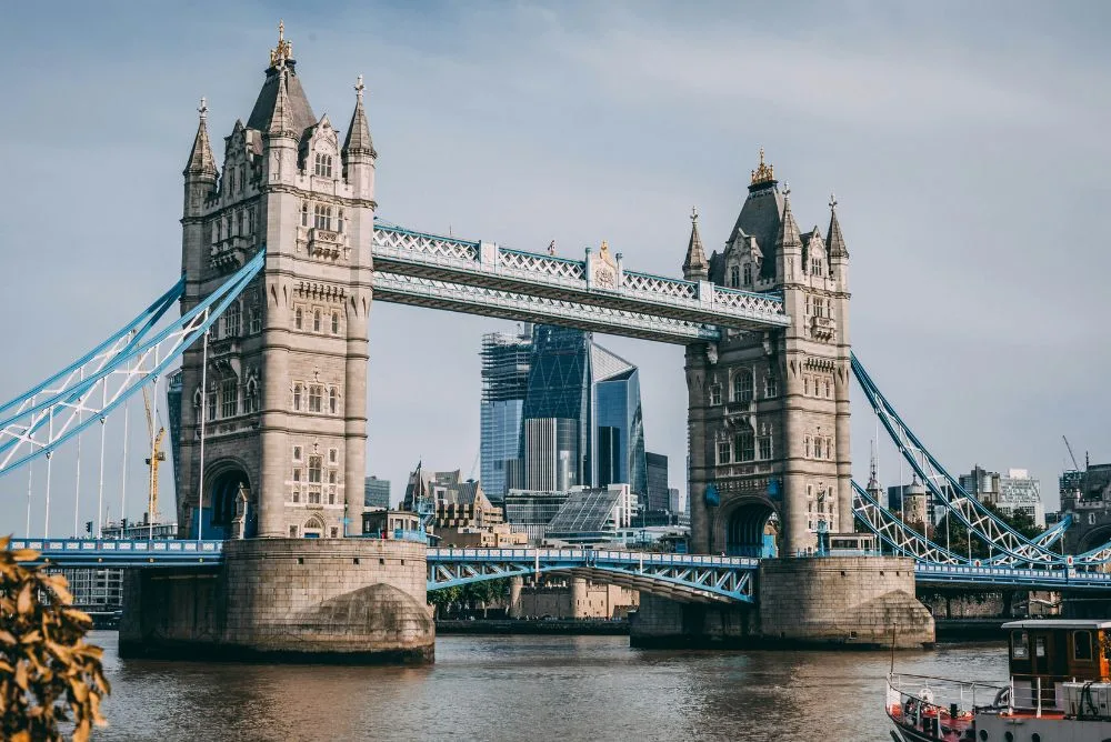 Tower Bridge spanning the River Thames in London